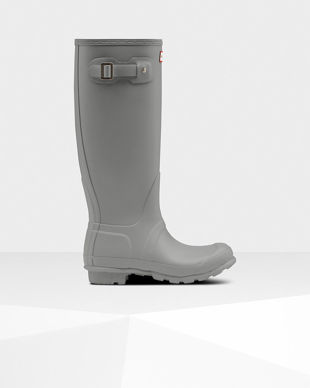 Womens Hunter Tall Rain Boots Grey - Original - 9476328-LA